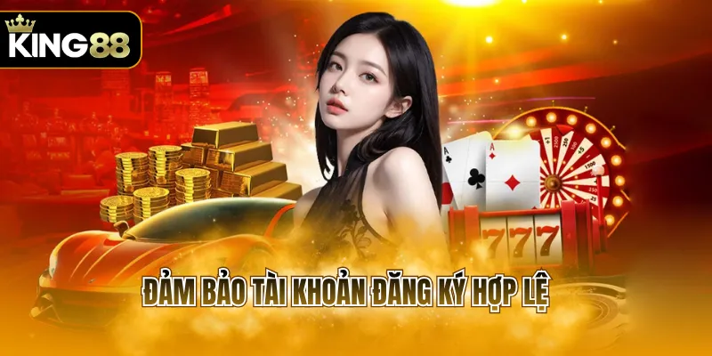 Đảm bảo tài khoản đăng ký hợp lệ