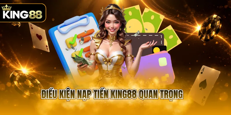 Điều kiện nạp tiền KING88 quan trọng
