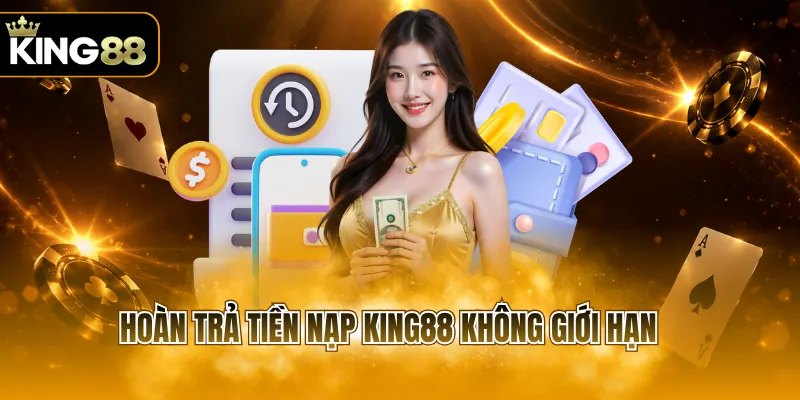 Hoàn trả tiền nạp KING88 không giới hạn