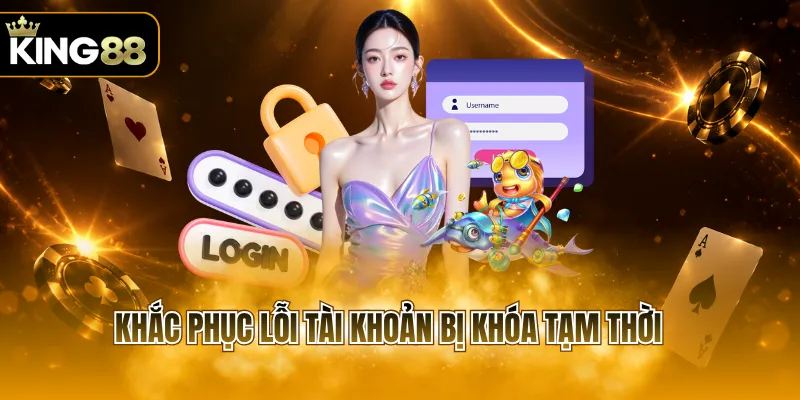Khắc phục lỗi tài khoản bị khóa tạm thời