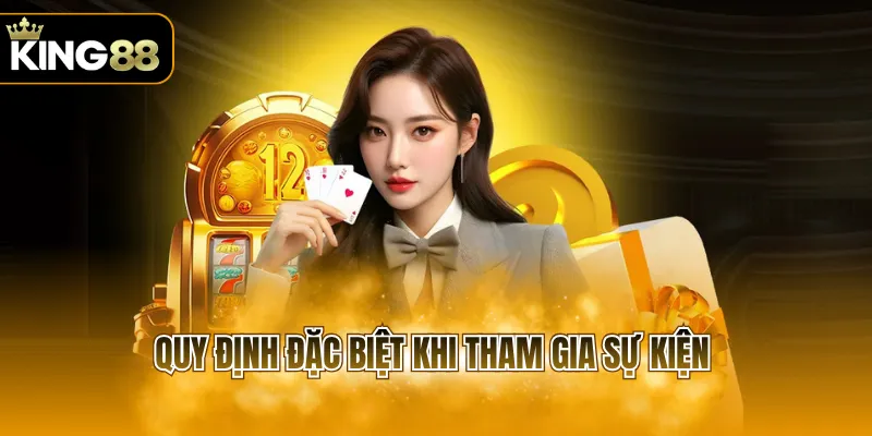 Quy định đặc biệt khi tham gia sự kiện