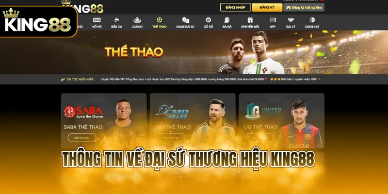 Thông tin về đại sứ thương hiệu KING88
