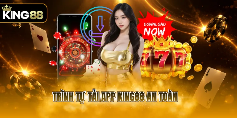 Trình tự tải app KING88 an toàn